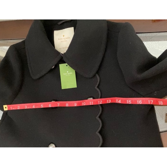Kate Spade Out West Scallop Wool Peacoat NWT - Picture 10 of 11